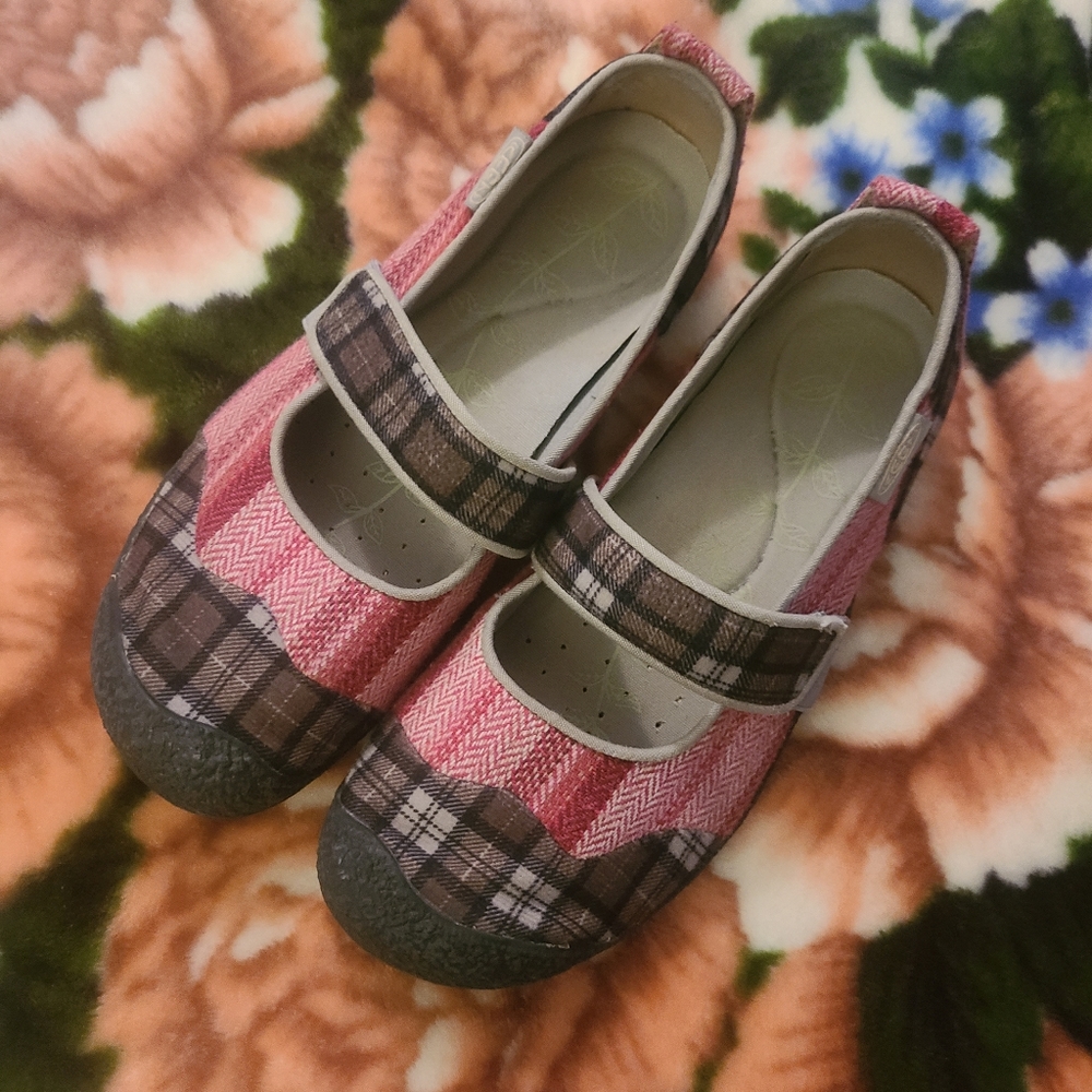Keen Pink Mary Jane Shoes